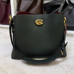 Coach Amazon green Willow shoulder bag